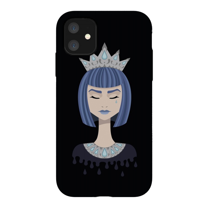 iPhone 11 StrongFit Queen of sorrow by Laura Nagel