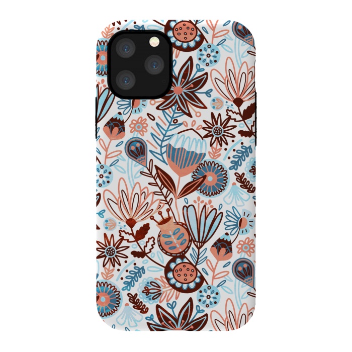 iPhone 11 Pro StrongFit Winter Floral  by Tigatiga