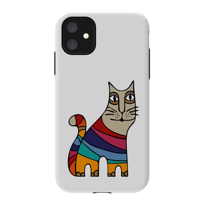 iPhone 11 StrongFit Magic Cat I by Majoih