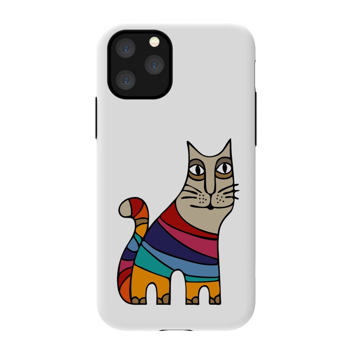 iPhone 11 Pro StrongFit Magic Cat I by Majoih