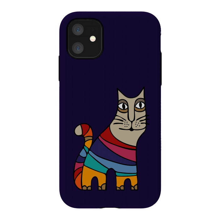 iPhone 11 StrongFit Magic Cat III by Majoih
