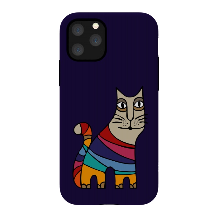 iPhone 11 Pro StrongFit Magic Cat III by Majoih