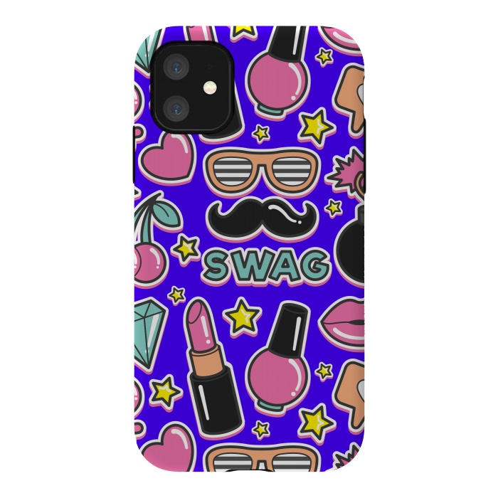 iPhone 11 StrongFit Fashionable Pink Girls by ArtsCase