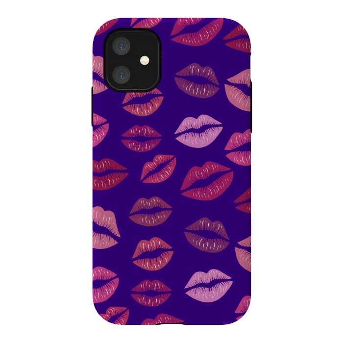 iPhone 11 StrongFit Kisses To Color by ArtsCase