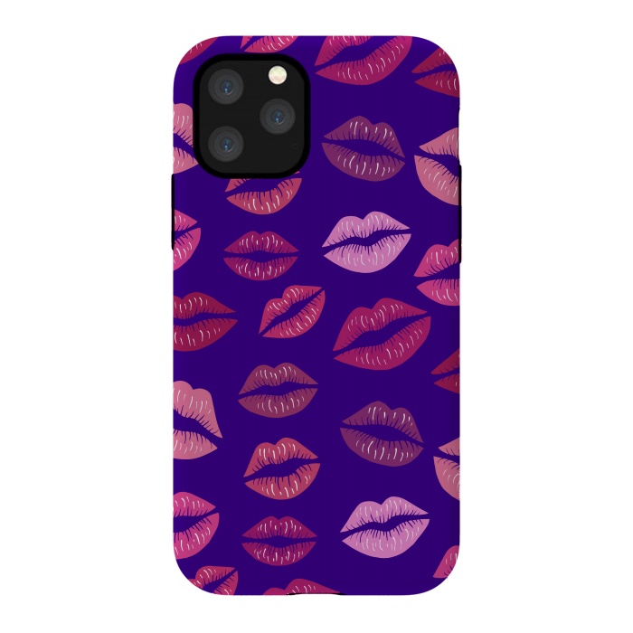 iPhone 11 Pro StrongFit Kisses To Color by ArtsCase