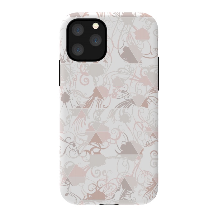 iPhone 11 Pro StrongFit Floral geometric by Jms