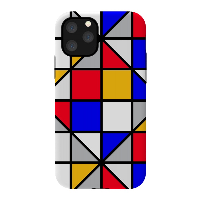 iPhone 11 Pro StrongFit colorful small squares by TMSarts