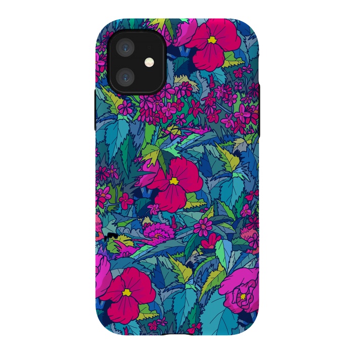 iPhone 11 StrongFit Summer flowers by Steve Wade (Swade)