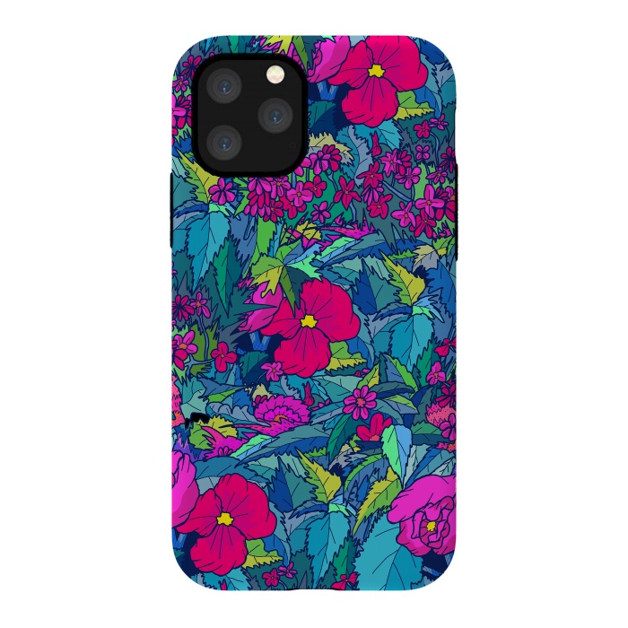 iPhone 11 Pro StrongFit Summer flowers by Steve Wade (Swade)