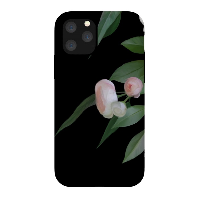 iPhone 11 Pro StrongFit Painted roses by Elzbieta Malyska