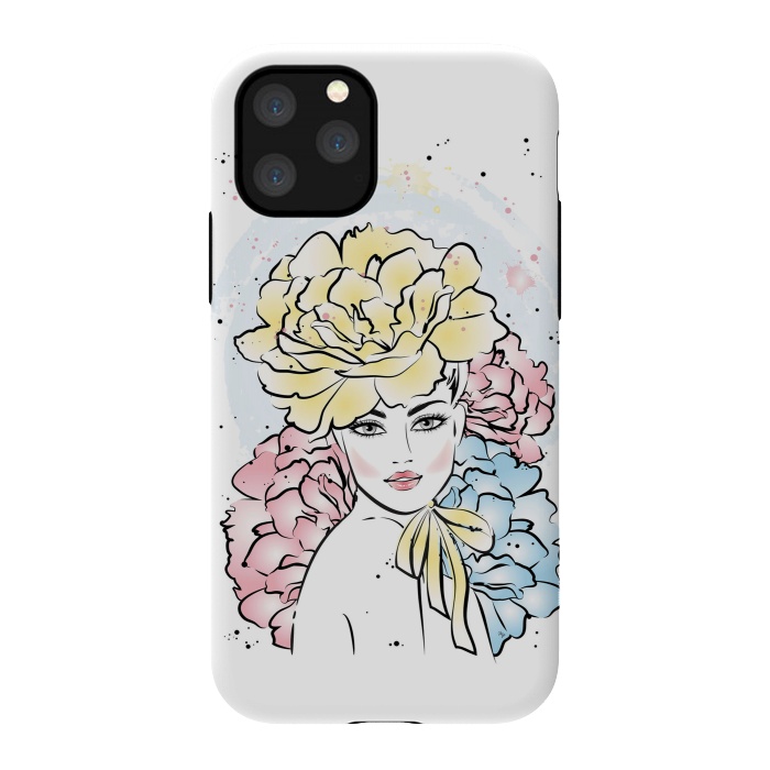 iPhone 11 Pro StrongFit Romantic floral Lady by Martina