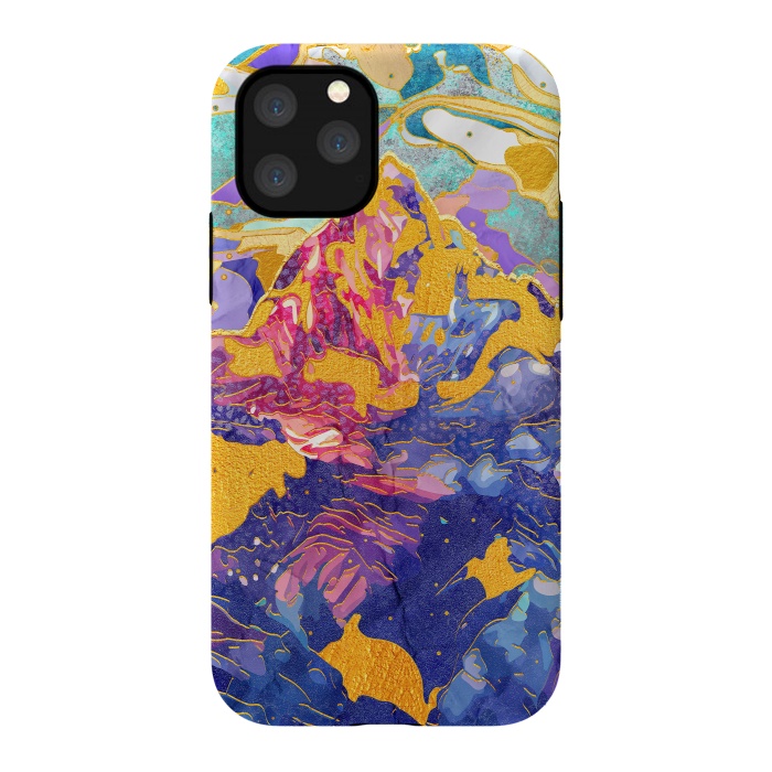 iPhone 11 Pro StrongFit Dreamy Mountain - Illustration II by Art Design Works