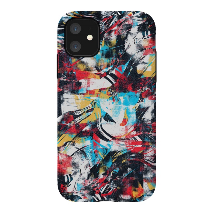 iPhone 11 StrongFit Abstract Flow II by Art Design Works