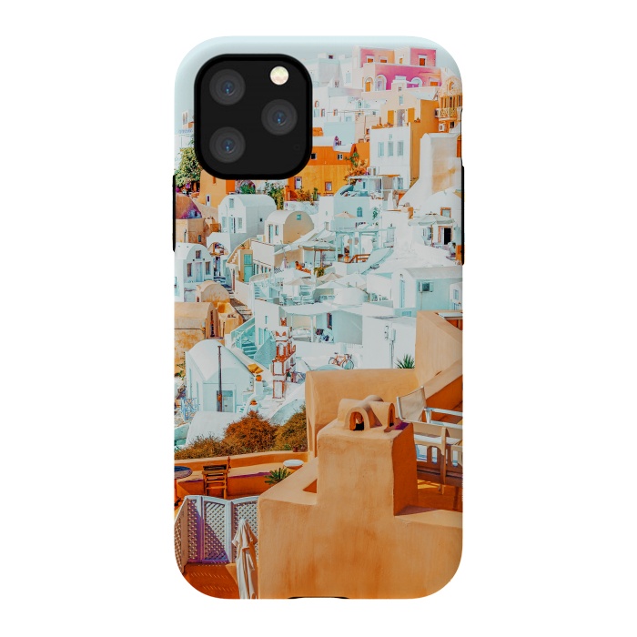 iPhone 11 Pro StrongFit Santorini Vacay by Uma Prabhakar Gokhale