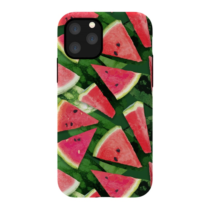 iPhone 11 Pro StrongFit Watermelon Pattern Creation 3 by Bledi