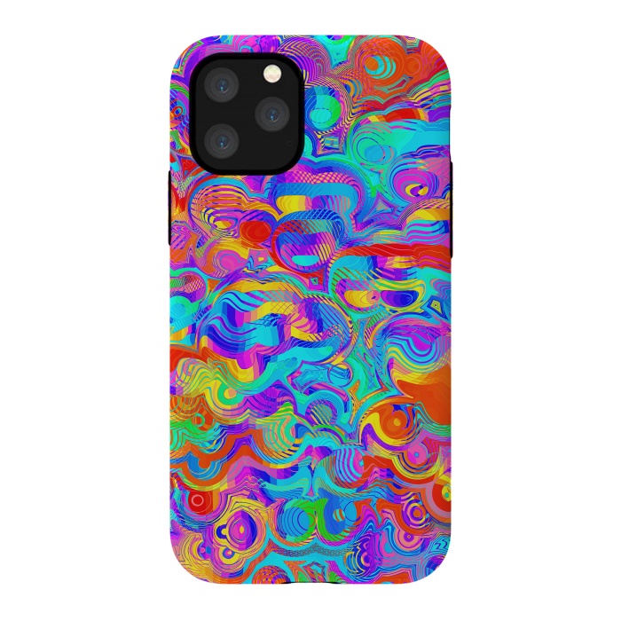 iPhone 11 Pro StrongFit Abstract Colorful Design by Art Design Works