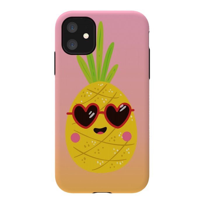 iPhone 11 StrongFit COOL PINEAPPLE by MALLIKA