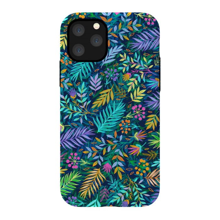 iPhone 11 Pro StrongFit Flowers In Cold Colors by ArtsCase
