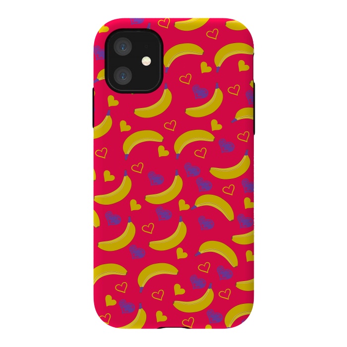 iPhone 11 StrongFit Pop Art Style Bananas by ArtsCase