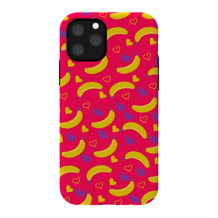 iPhone 11 Pro StrongFit Pop Art Style Bananas by ArtsCase