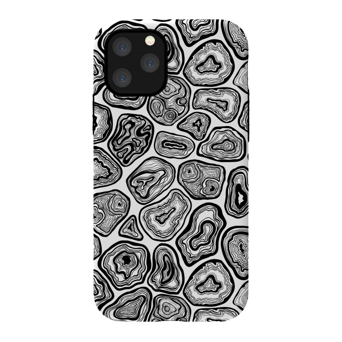 iPhone 11 Pro StrongFit Agate slices by Katerina Kirilova