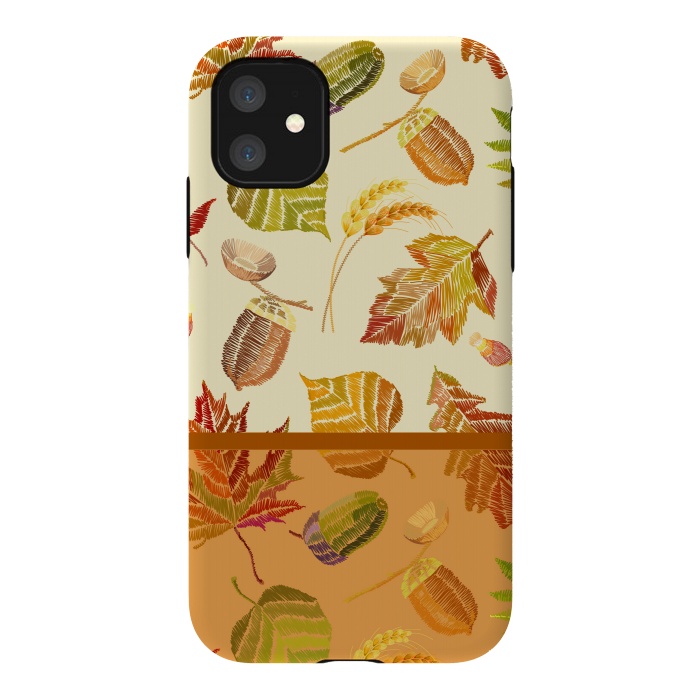 iPhone 11 StrongFit Nuts For Autumn by ArtsCase