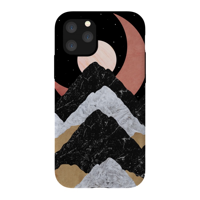 iPhone 11 Pro StrongFit The crescent moon by Steve Wade (Swade)