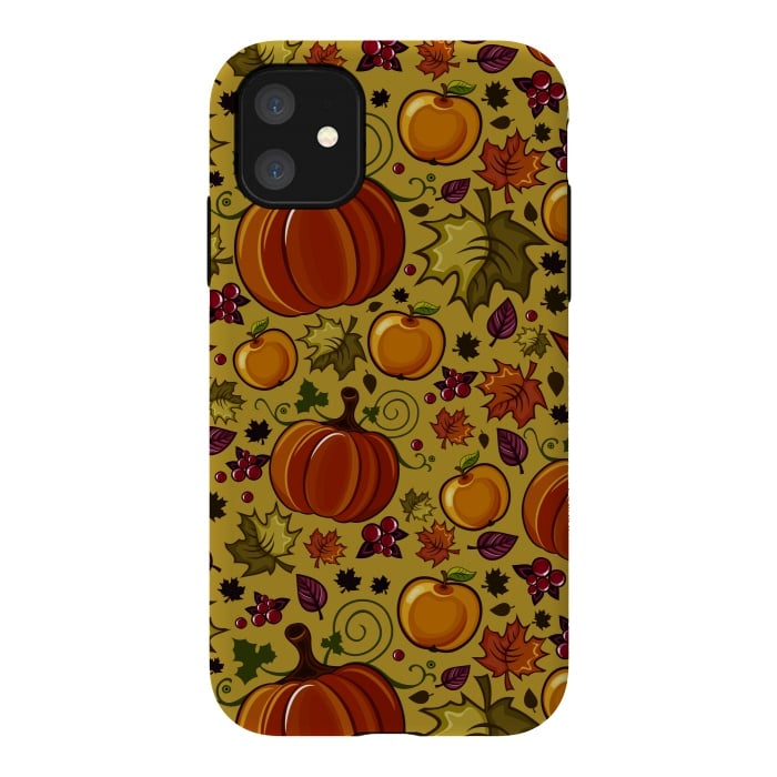 iPhone 11 StrongFit Pumpkin, Autumn Rich Pumpkin by ArtsCase