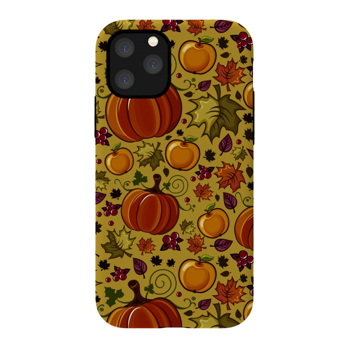 iPhone 11 Pro StrongFit Pumpkin, Autumn Rich Pumpkin by ArtsCase