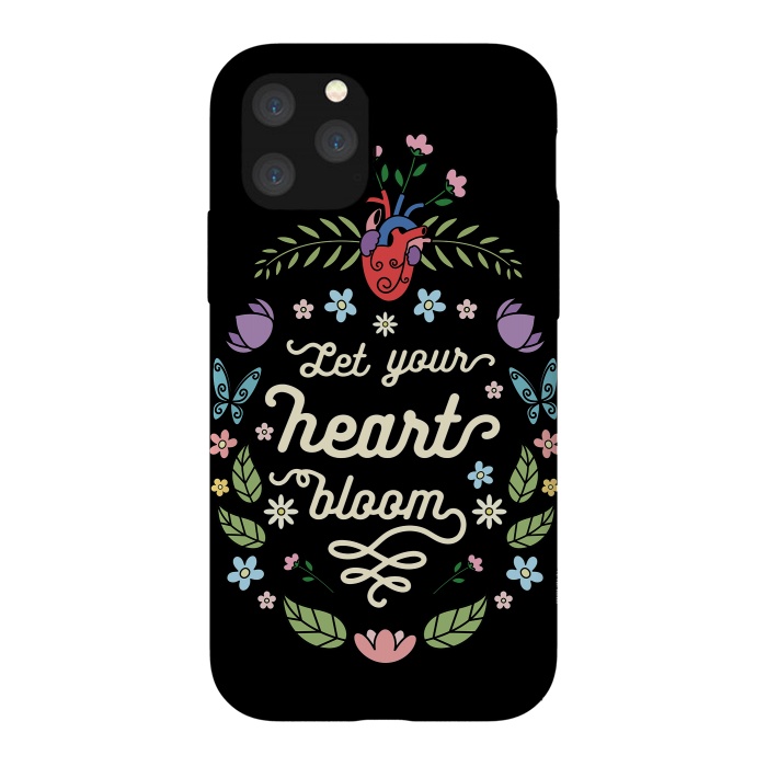 iPhone 11 Pro StrongFit Let your heart bloom by Laura Nagel