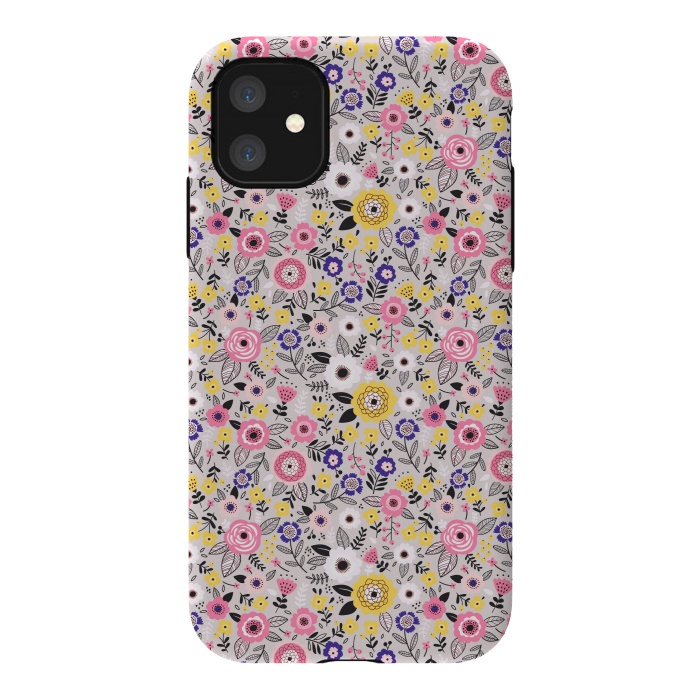iPhone 11 StrongFit Flower Cake by ArtsCase