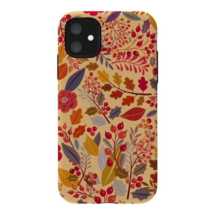 iPhone 11 StrongFit Flowers With Its Autumn Touch by ArtsCase