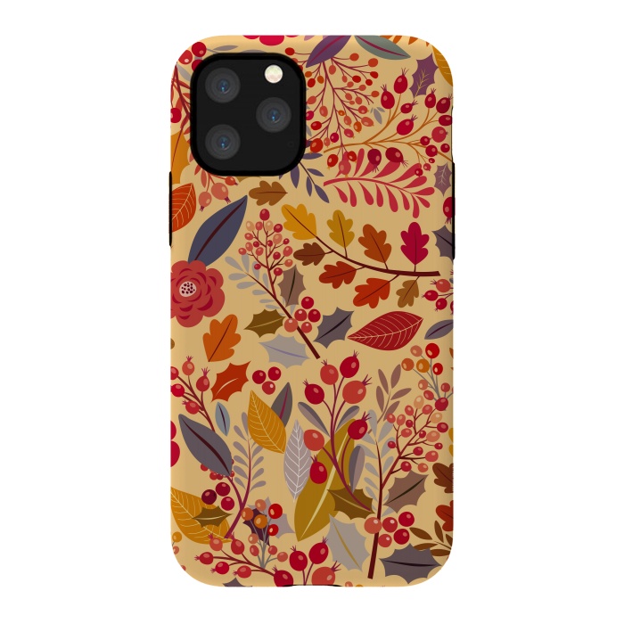 iPhone 11 Pro StrongFit Flowers With Its Autumn Touch by ArtsCase