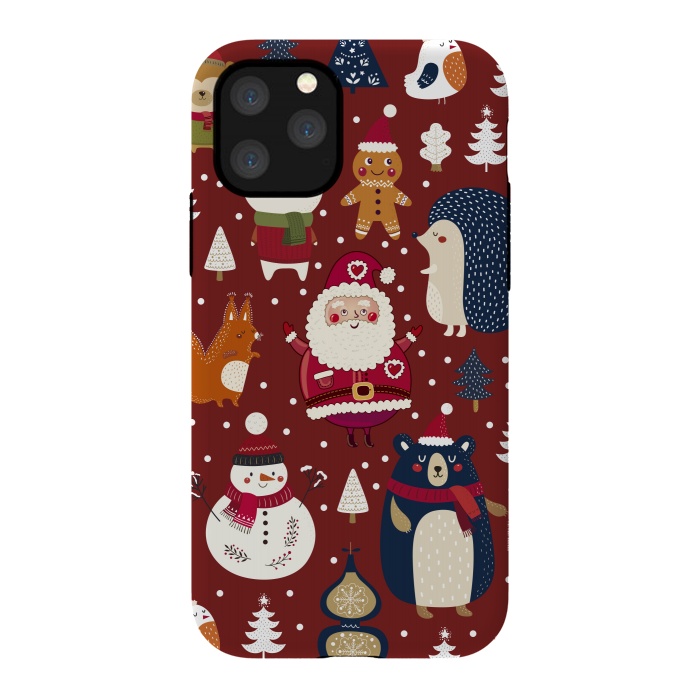 iPhone 11 Pro StrongFit Christmas Characters by ArtsCase