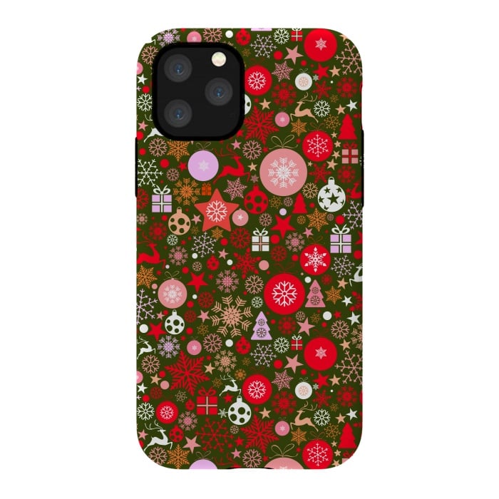 iPhone 11 Pro StrongFit Christmas Decorative Backdrops by ArtsCase