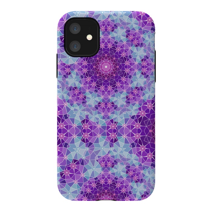 iPhone 11 StrongFit Purple Mandala Ocean by ArtsCase