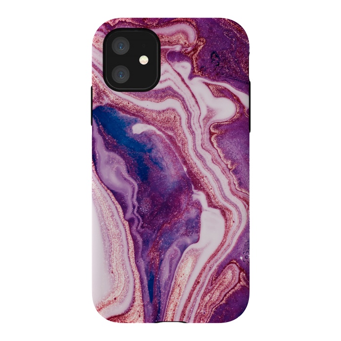 iPhone 11 StrongFit swirls of marble by ArtsCase