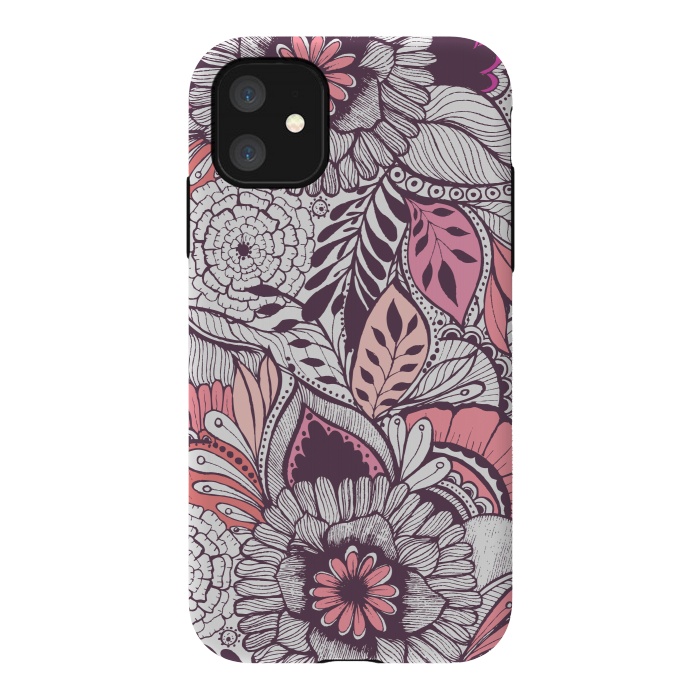 iPhone 11 StrongFit WildFlorals  by Rose Halsey