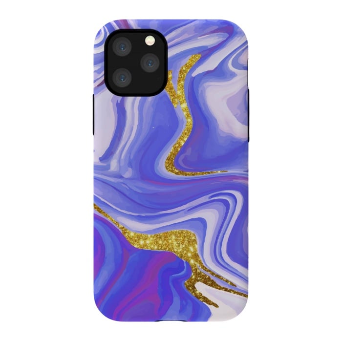 iPhone 11 Pro StrongFit Paint splash Colorful fluid by ArtsCase