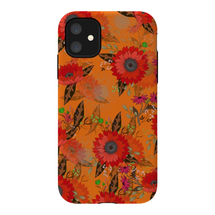 iPhone 11 StrongFit Sunflowers for October by ArtsCase