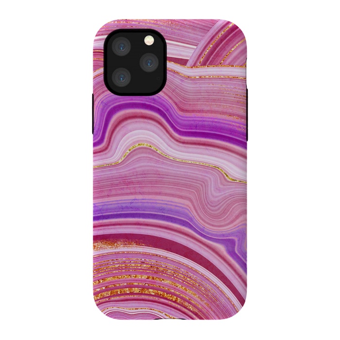 iPhone 11 Pro StrongFit Marble Design fake stone textures, painted artificial marbled by ArtsCase