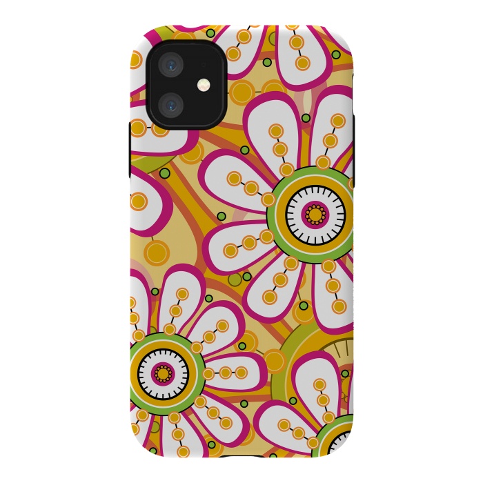 iPhone 11 StrongFit Lemon Flowers by Shelly Bremmer