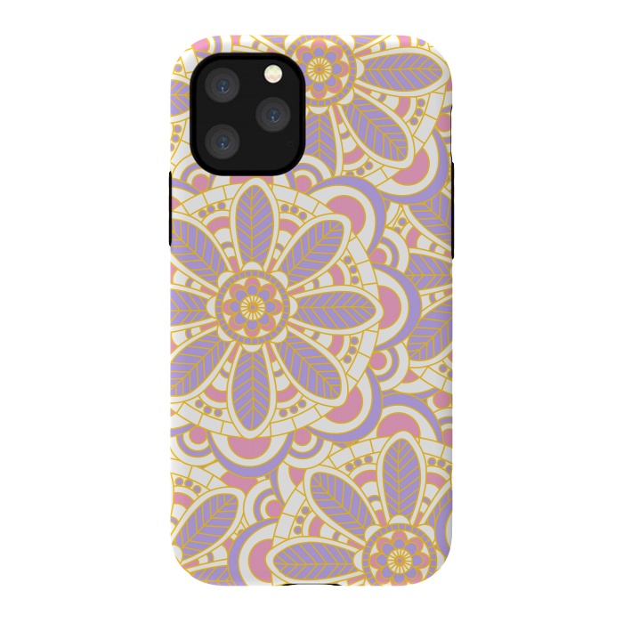 iPhone 11 Pro StrongFit Lilac Lace by Shelly Bremmer