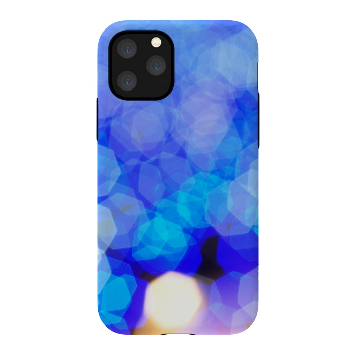 iPhone 11 Pro StrongFit BLUE SHINY LIGHTS by MALLIKA