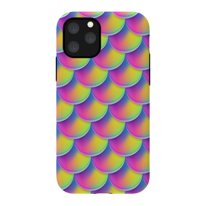 iPhone 11 Pro StrongFit MERMAID SCALES 2  by MALLIKA
