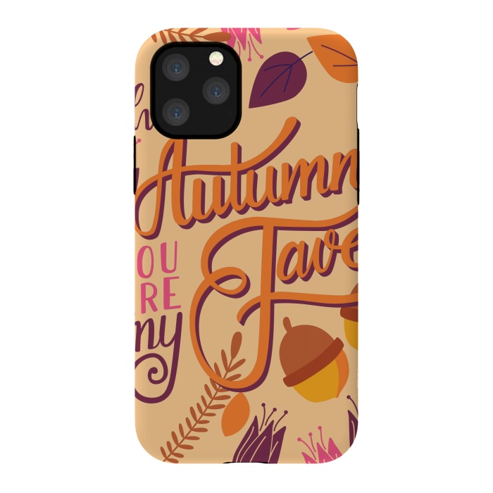 iPhone 11 Pro StrongFit Autumn, you are my fave 001 by Jelena Obradovic