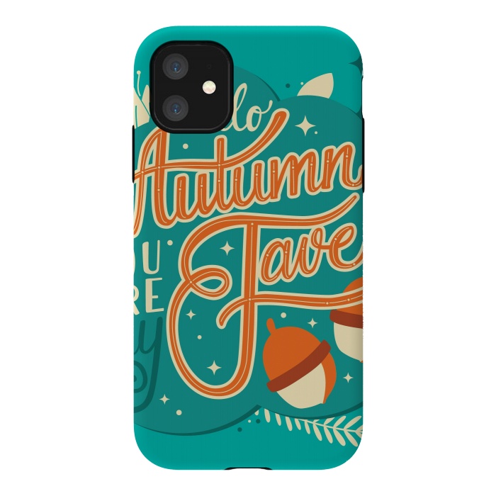 iPhone 11 StrongFit Autumn, you are my fave 003 by Jelena Obradovic