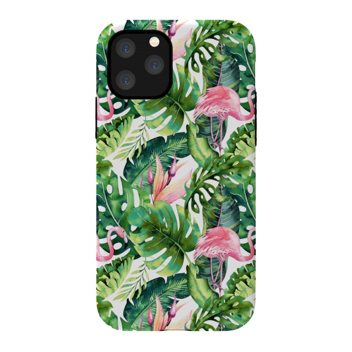 iPhone 11 Pro StrongFit Flamingo Tropical || by Uma Prabhakar Gokhale