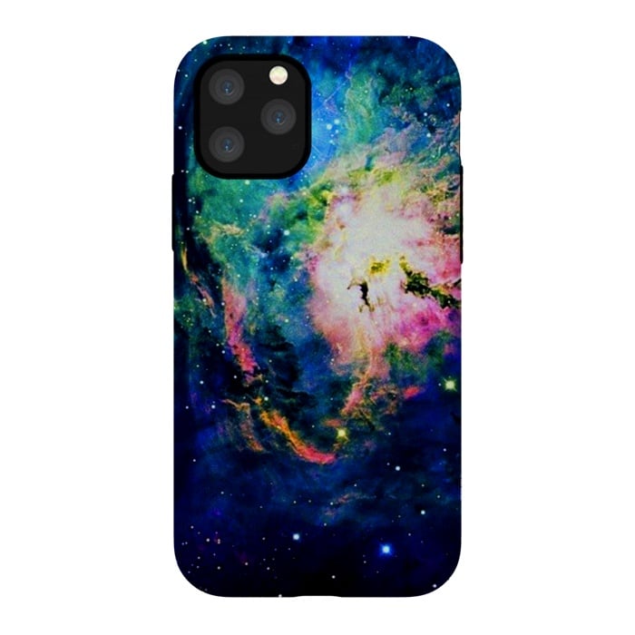 iPhone 11 Pro StrongFit colorful nebula by haroulita