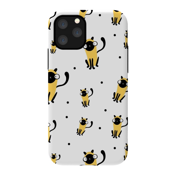 iPhone 11 Pro StrongFit cool cats by haroulita